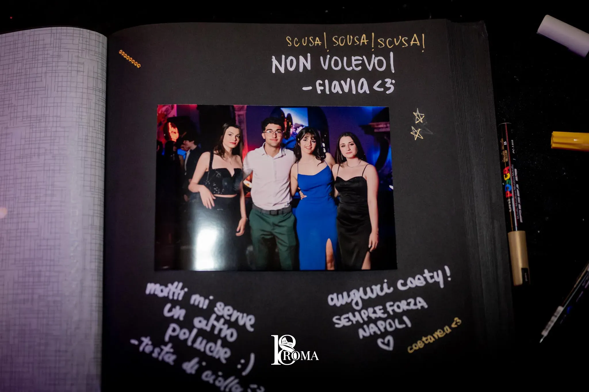 Guestbook con le foto — Festa privata a Formia